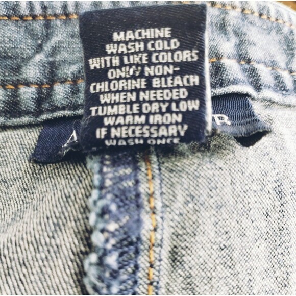 Ann Taylor Jeans Women's 12 Side Zip Flat Waistband Flat Pockets Straight Blue - Picture 8 of 11